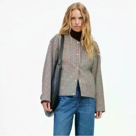 NWOT MADEWELL Suiting Bomber Jacket - Picture 2 of 9